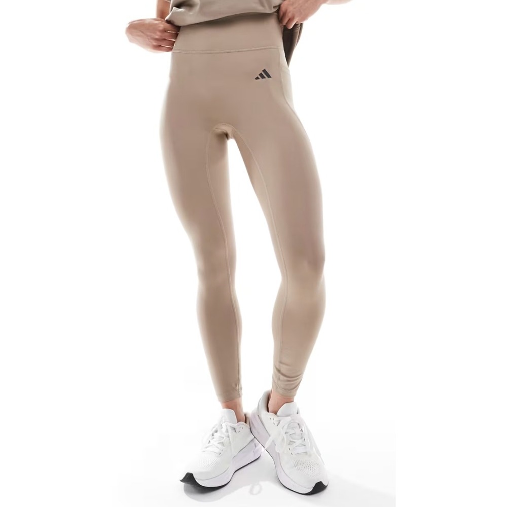 Adidas Training Optime Pro-Series AEROREADY High Rise Legging Beige Women Medium